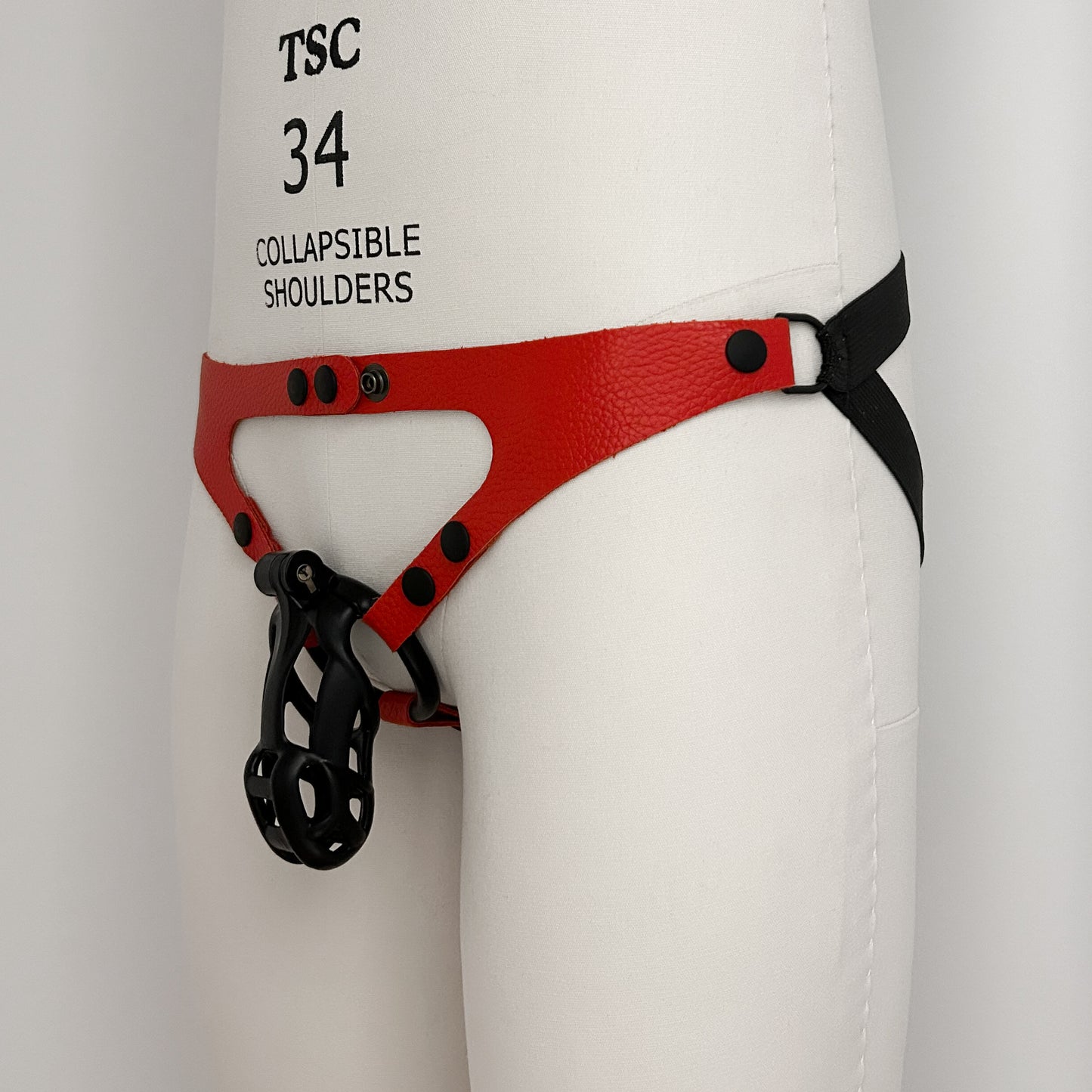 Red Jock Harness - Black