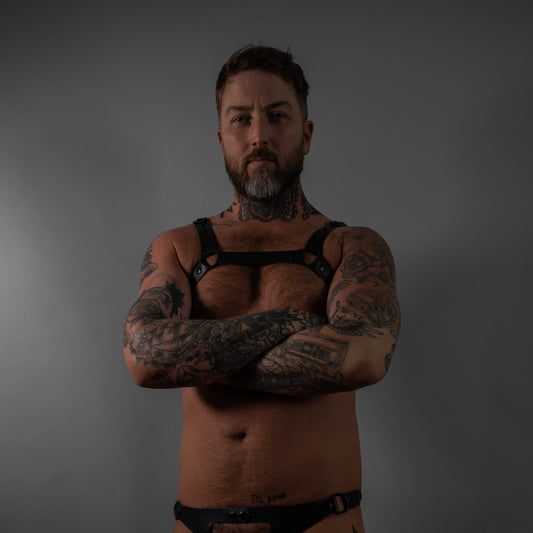 1" Bulldog Harness - Black