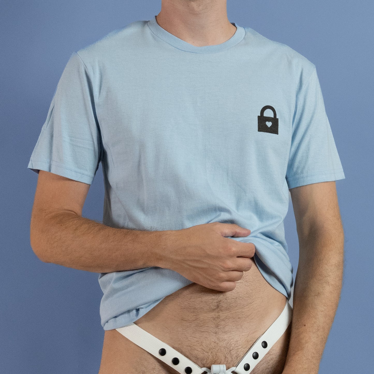 Lock Lover - Light Blue - T-Shirt