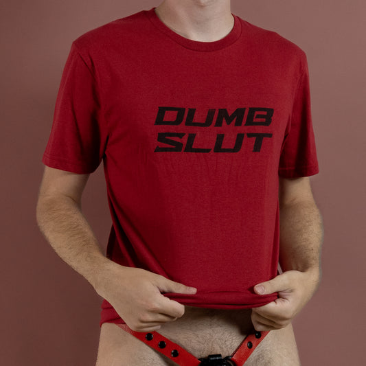 Dumb Slut - Red - T-Shirt