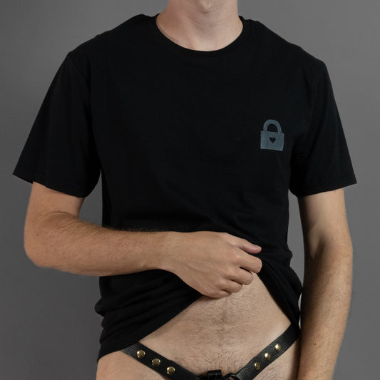 Lock Lover - Black - T-Shirt