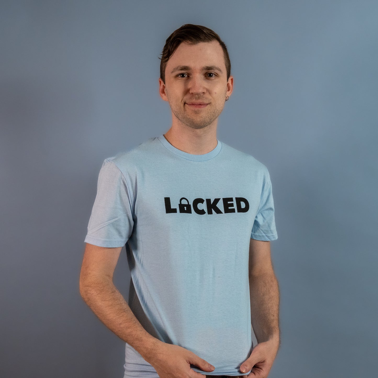 Locked - Light Blue - T-Shirt