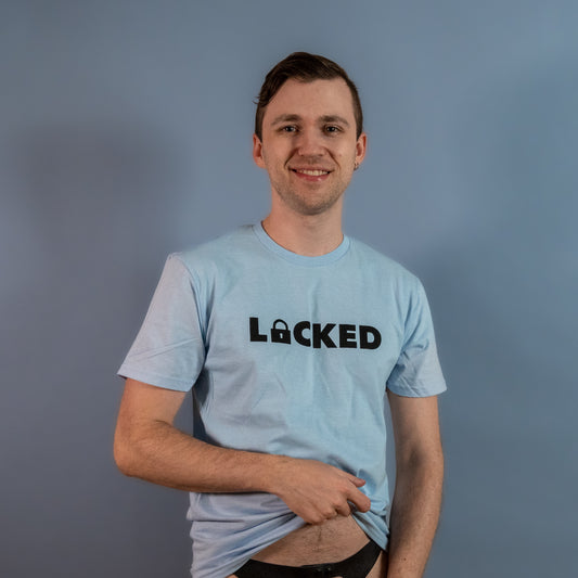Locked - Light Blue - T-Shirt