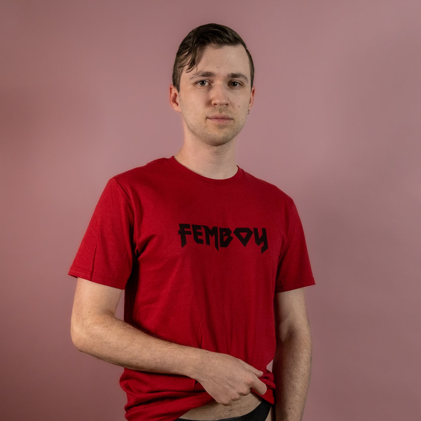 Metal Femboy - Red - T-Shirt