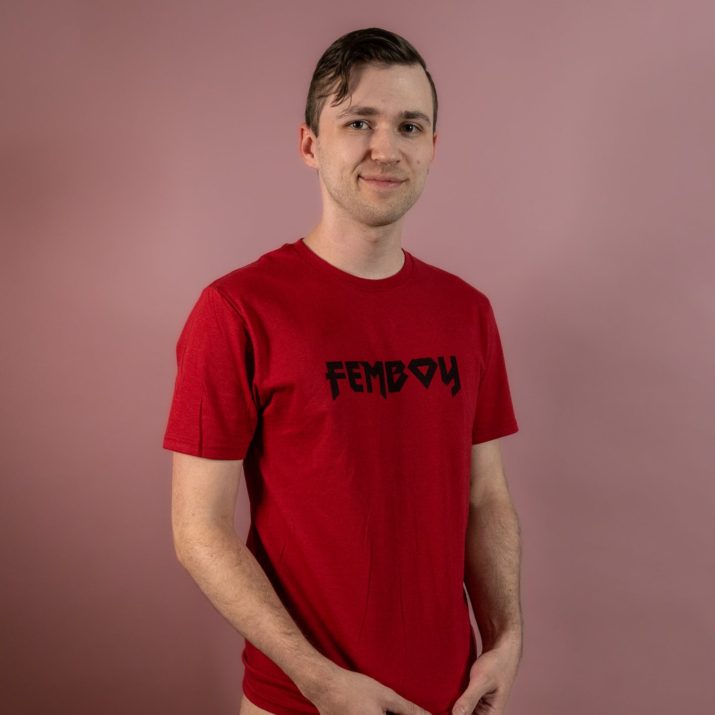 Metal Femboy - Red - T-Shirt