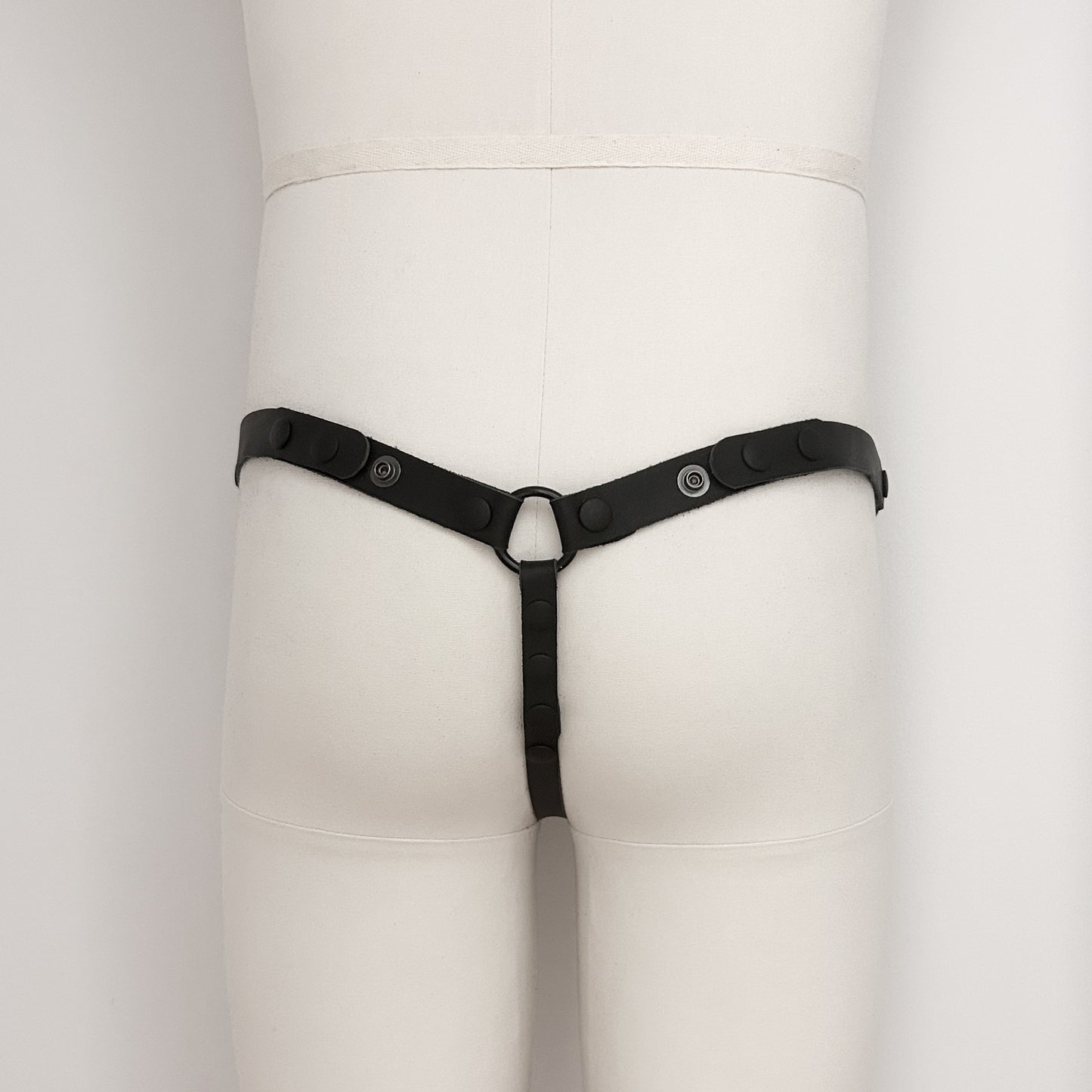 Black Thong Harness - Black