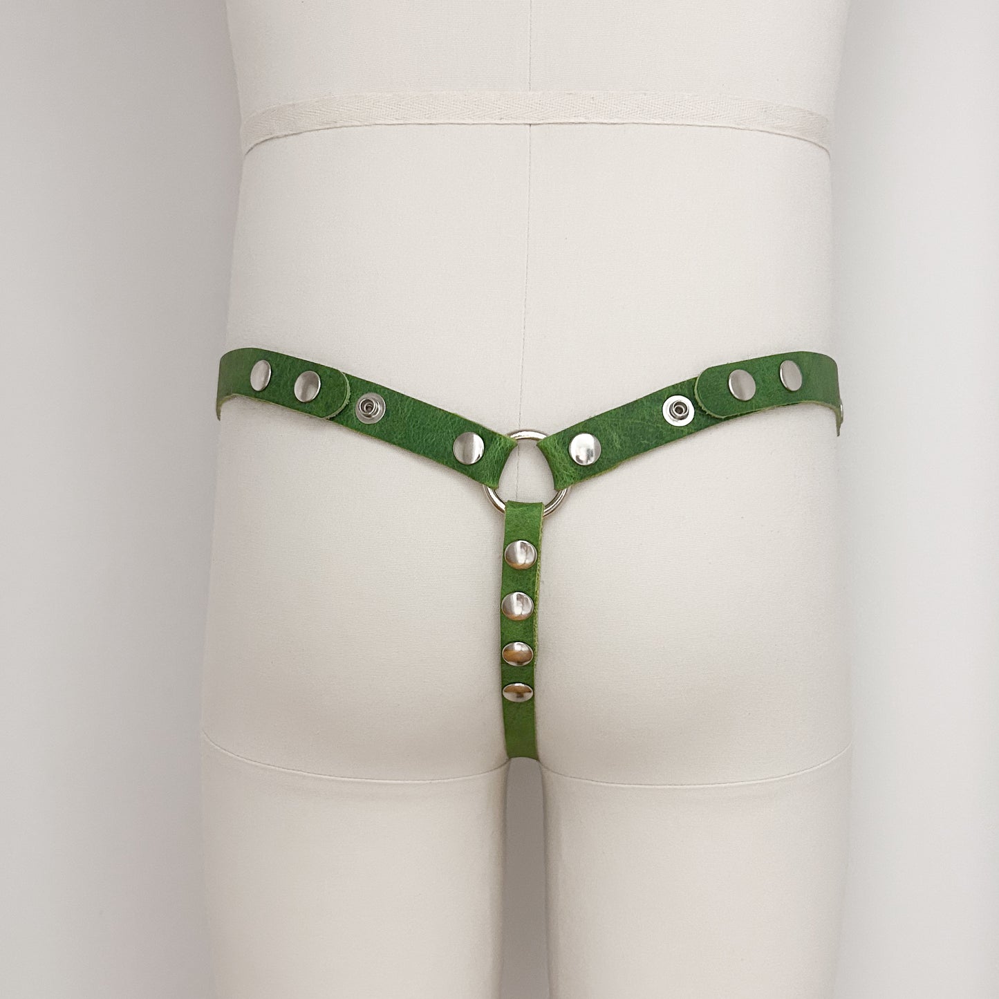 Electric Green Thong Harness - Classic