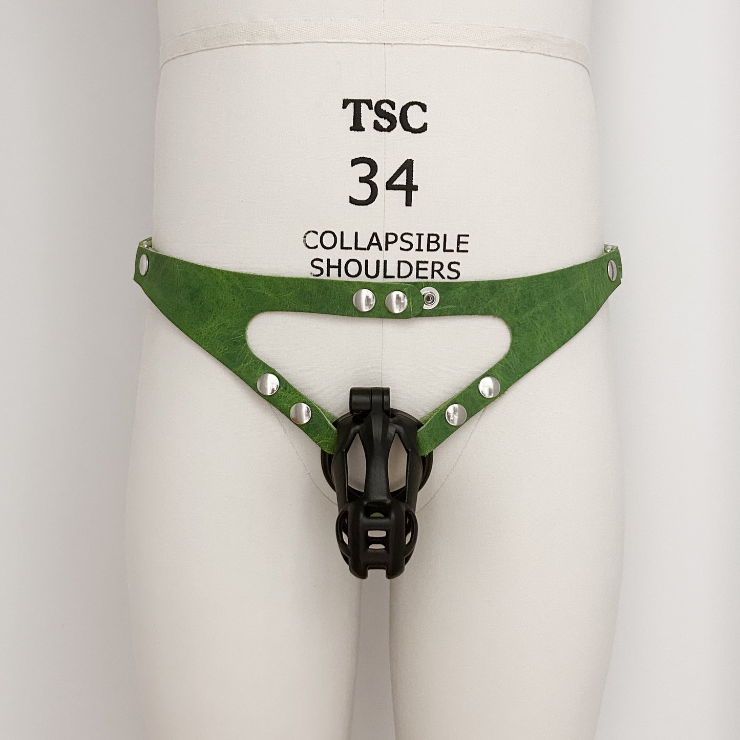 Electric Green Thong Harness - Classic